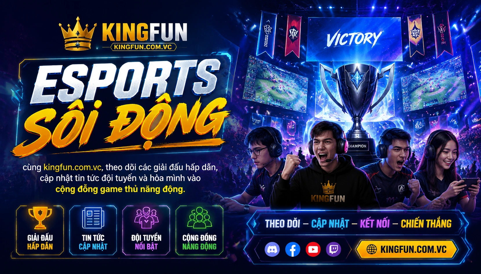 Kingfun Đá Gà banner